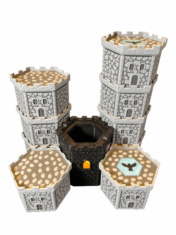 Wandering Towers - Torres Cinzas - 10 unidades (cópia) - Imagem 3